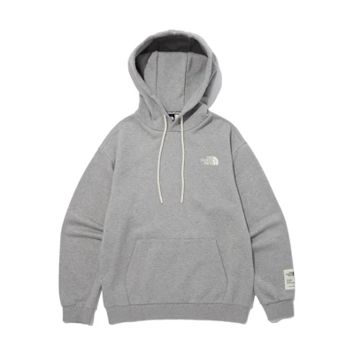 TNF Logo Embroidered Hoodie Gray NM5PN55B