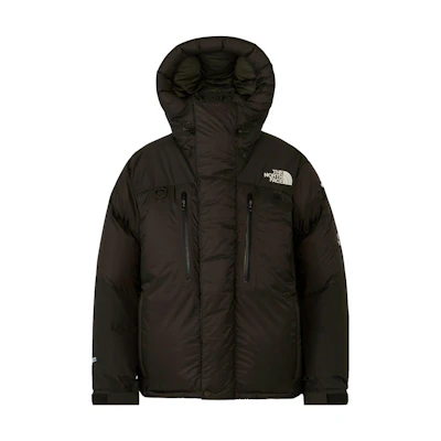 TNF Logo Embroidered Light Puffer Jacket Unisex Black Zip-Up Hoodie ND92322-K