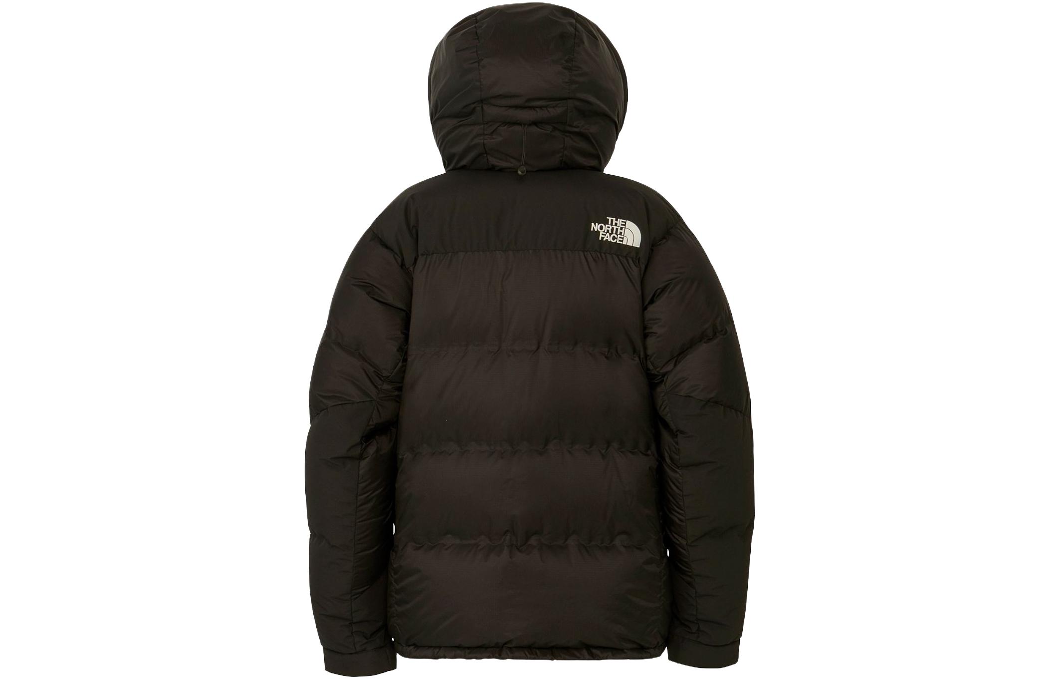 Lookbook The North Face Jaket Hoodie Hitam Unisex Logo Bordir Ringan dengan Resleting ND92322-K