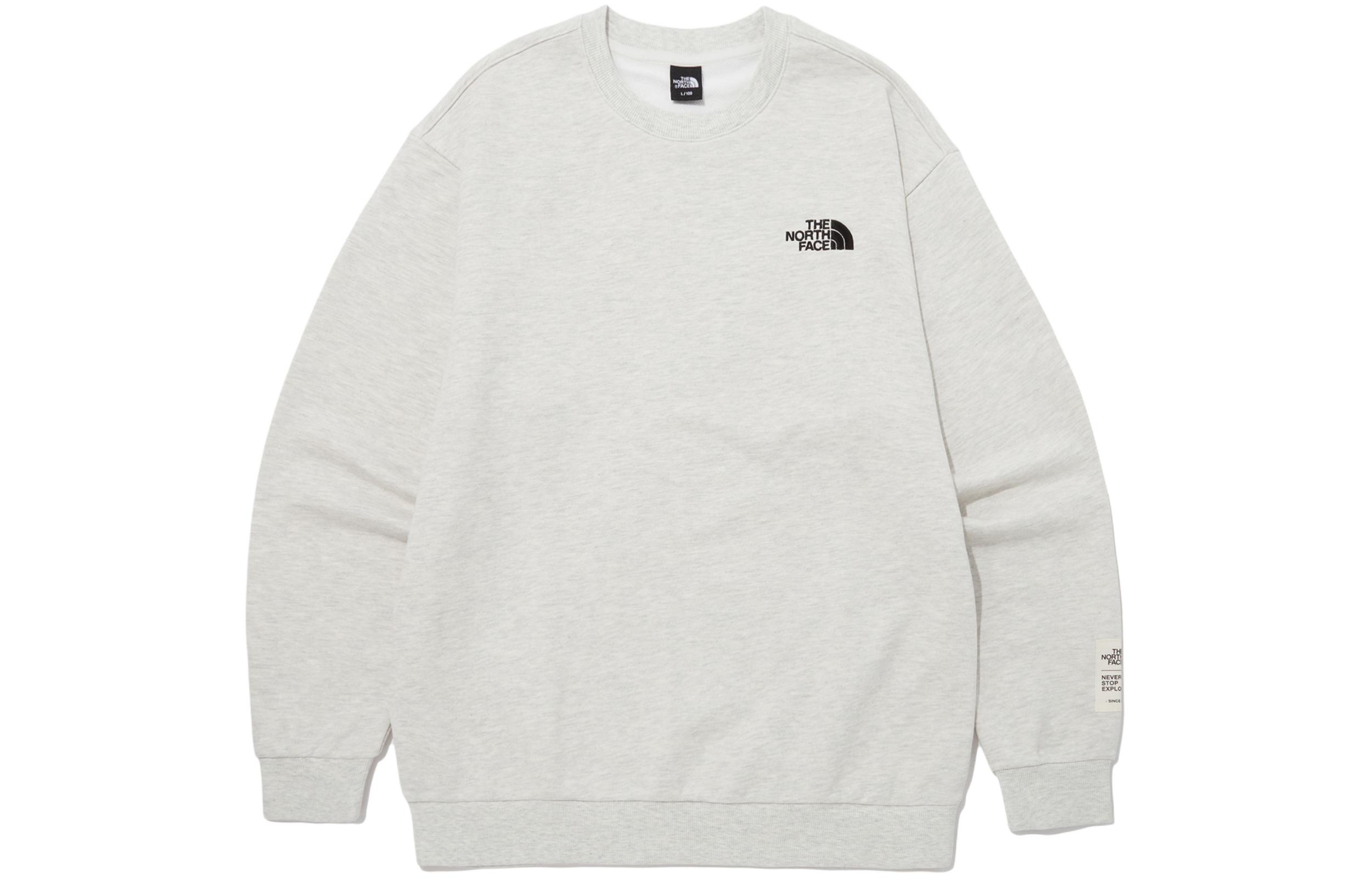 TNF Logo Embroidered Vintage Pullover Sweatshirt Unisex - Gray NM5MP54C