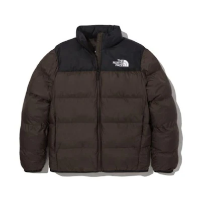 TNF Logo Embroidered Zip-Up High Neck Jacket Red Unisex NJ3NN60E
