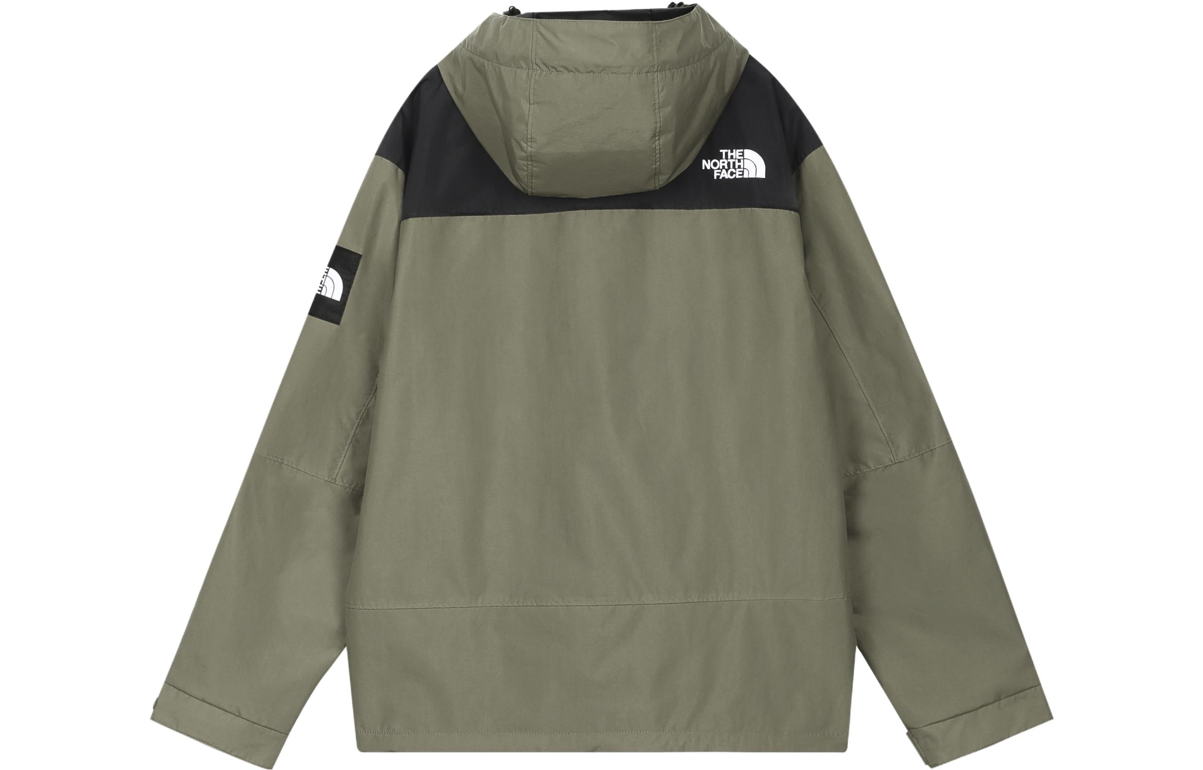 TNF Logo Embroidered Zip Hoodie Jacket - Army Green NI3BN57K 圖 3