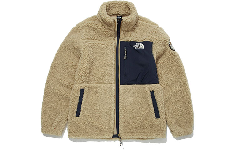 TNF Logo Fleece Jacket Khaki Unisex NJ4FM56B