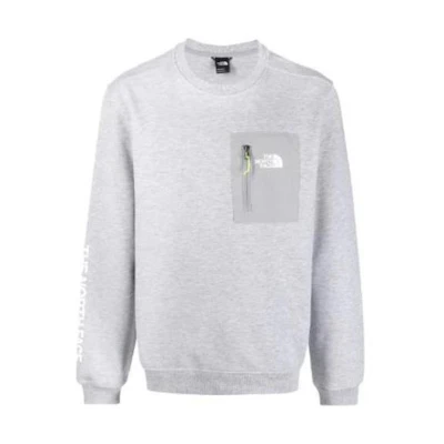 TNF Logo FW22 Grey Pullover Crewneck Sweatshirt Men NF0A5316VPF1VPFI