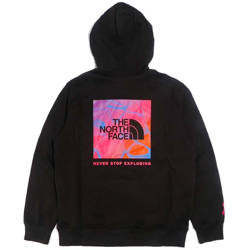 TNF Logo Graphic Hoodie Black Mens Casual Loose Fit NF0A7ZWH-J94