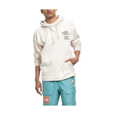 TNF Logo Graphic Print Hoodie Men’s Bleached White NF0A812B-ICP