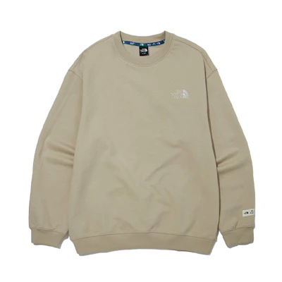 TNF Logo Graphic Unisex Sweatshirt Khaki NM5MM60B