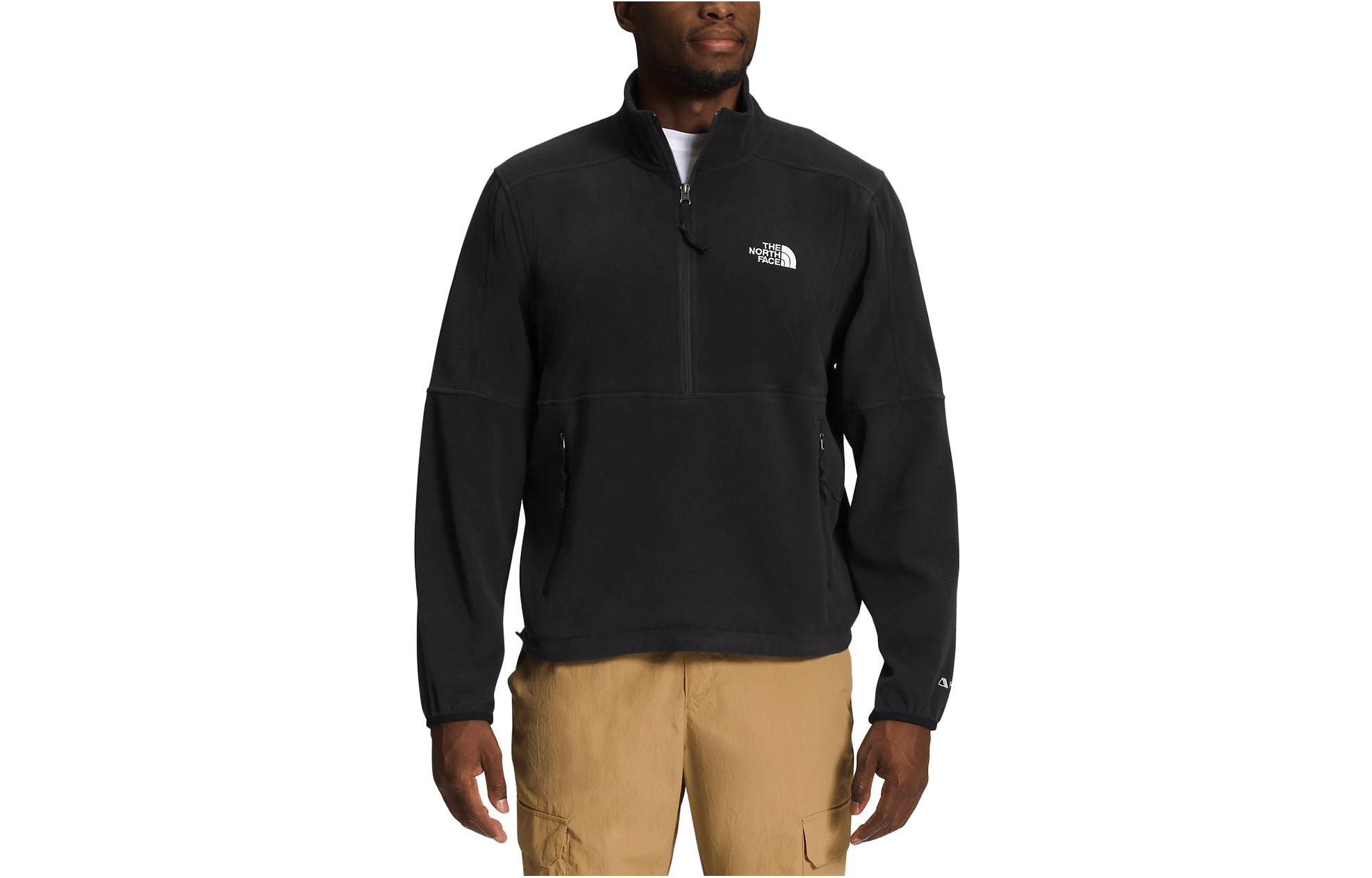 TNF Logo Half-Zip Jacket Black Long Sleeve NF0A7ZXV-JK3