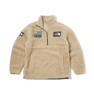 TNF Logo Half-Zip Pullover Jacket Unisex Brown NN4FK53B