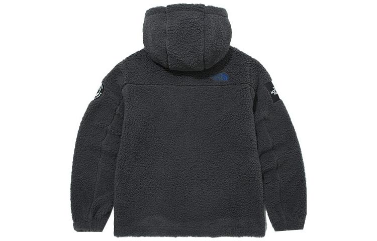 TNF Logo Hoodie Fleece Outdoor Jacket Unisex - Grey NJ4FM51L 圖 3