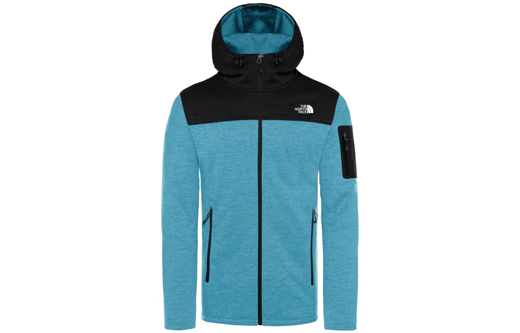 TNF Logo Hoodie Jacket Blue Nf0a3rxshoj