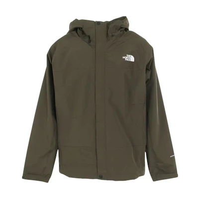 TNF Logo Hoodie Jacket Khaki Full-Zip NP12401-NT
