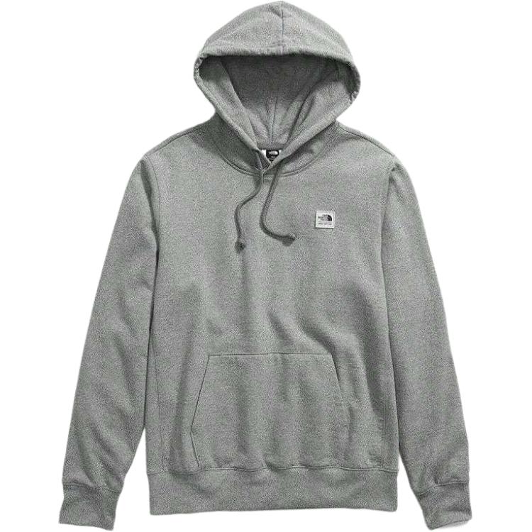TNF Logo Hoodie Pullover Long Sleeve - Gray NF0A7UNU-GAZ