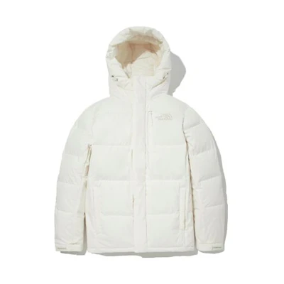 TNF Logo Loose Fit Hooded Down Jacket Unisex NJ1DM71C