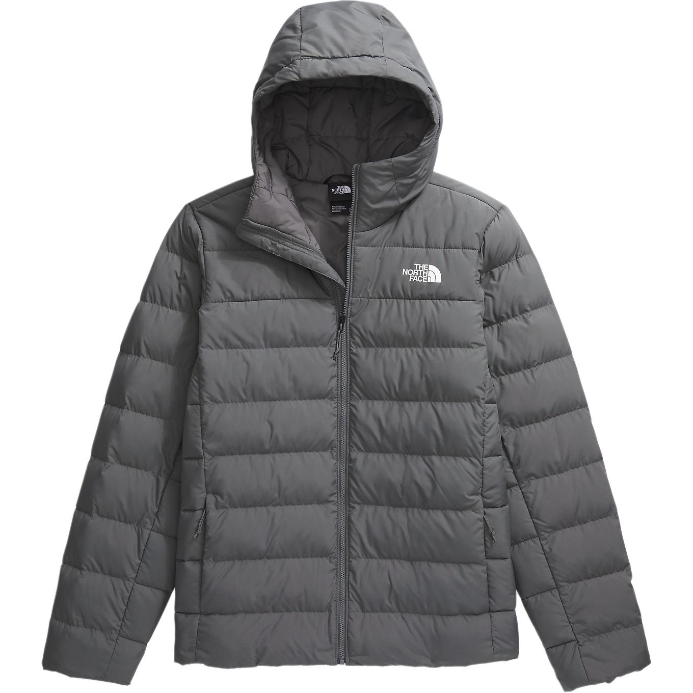 TNF Logo Outdoor Casual Puffer Jacket Unisex with Hood - Grey NF0A84I1-0UZ 圖 2