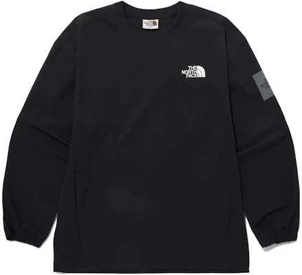 The North Face 徽標貼長袖黑色圓領衫 男女款 NM5MP05J Order The North Face 徽標貼長袖黑色圓領衫 男女款 NM5MP05J
