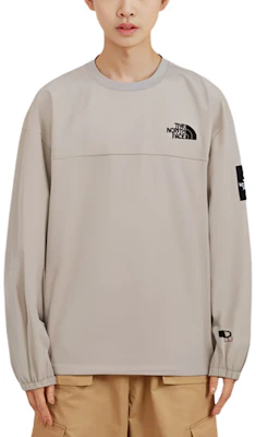 The North Face Logo 拼接設計中性款圓領長袖衛衣 白沙色 NM5MP03L Purchase The North Face Logo 拼接設計中性款圓領長袖衛衣 白沙色 NM5MP03L