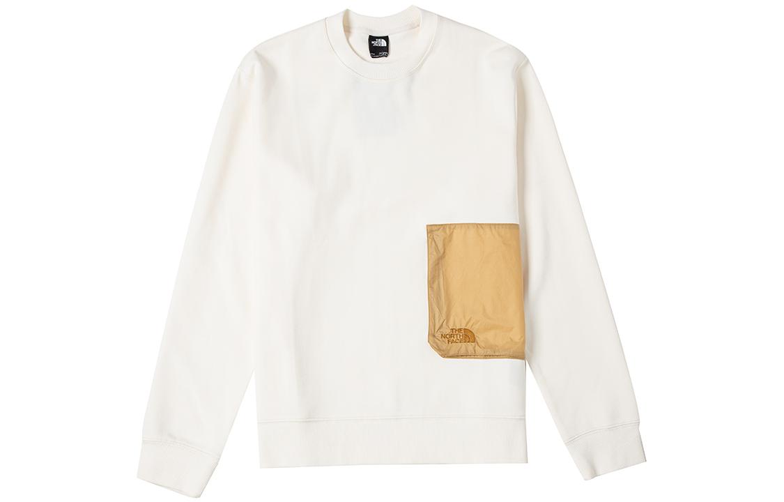 TNF Logo Patchwork Pullover Sweatshirt Men’s Off-White NF0A7QT2-N3N