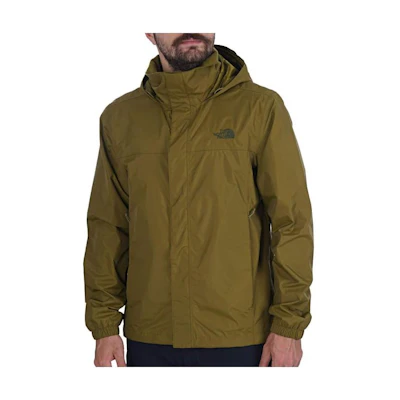 TNF Logo Plain Casual Hooded Jacket Military Green NF0A2VD5-BEB
