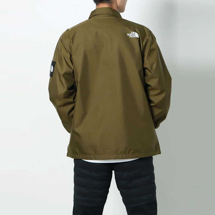 TNF Logo Polo Collar Long Sleeve Jacket Green NP72130-NT 圖 4