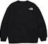 Lookbook The North Face 黑色Logo印花圓領衛衣 男女休閒服 NM5MN03J