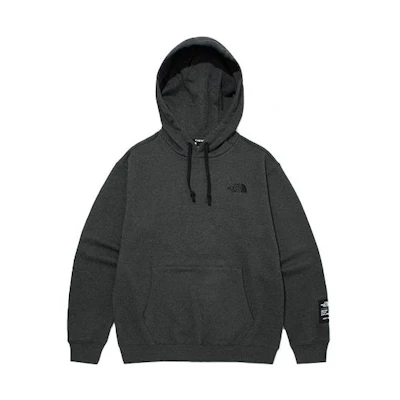 TNF Logo Print Black Hoodie Unisex NM5PM52C
