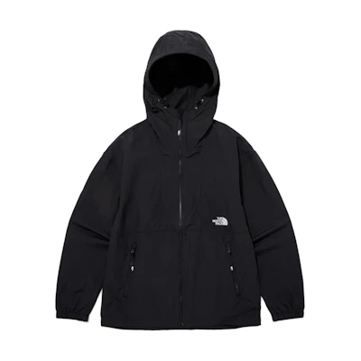 TNF Logo Print Black Zip-Up Hoodie Jacket Unisex Casual Wear NJ3BQ01A