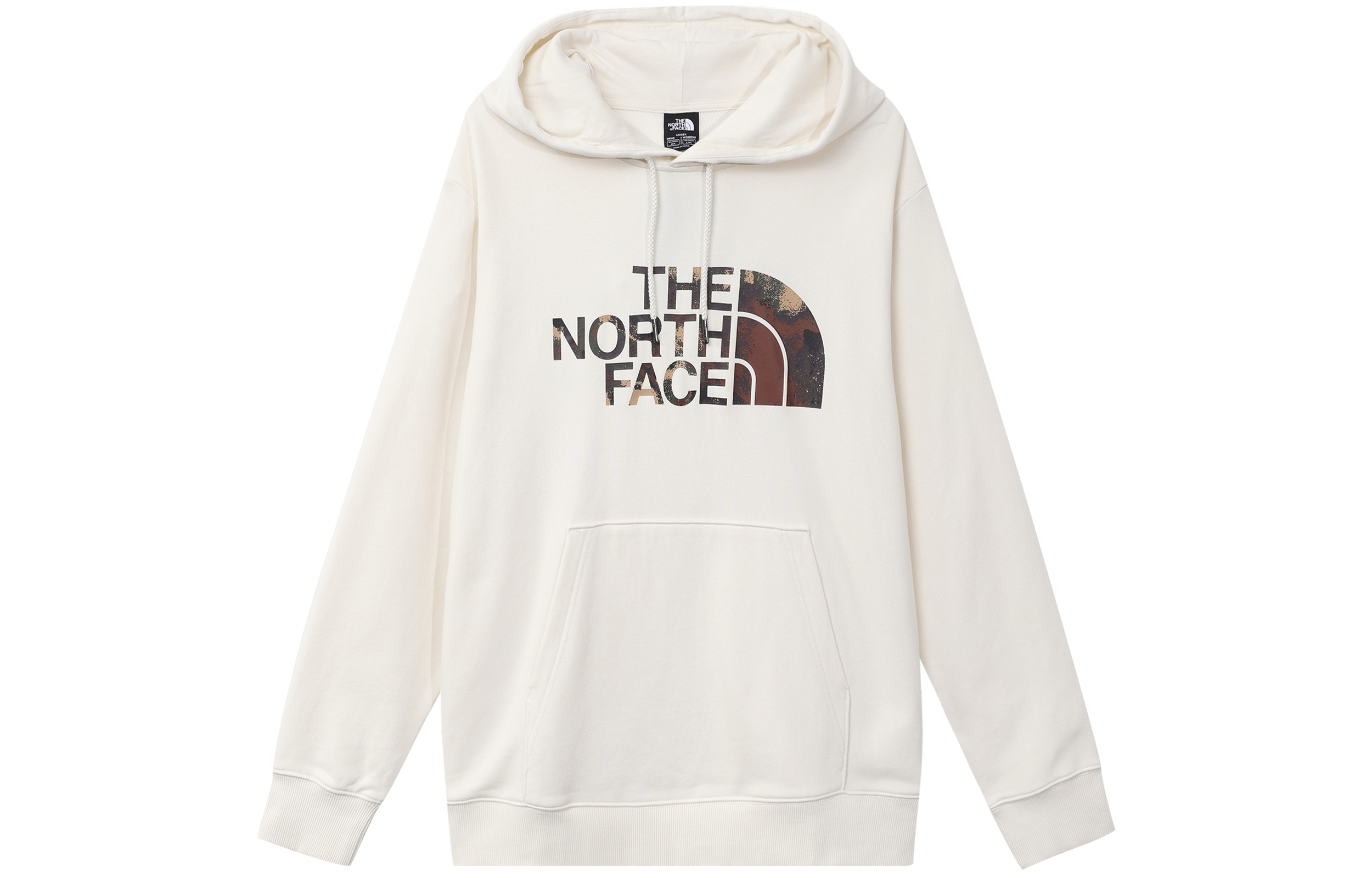 TNF Logo Print Breathable Hoodie Unisex Off-White NF0A86PV-N3N 圖 2