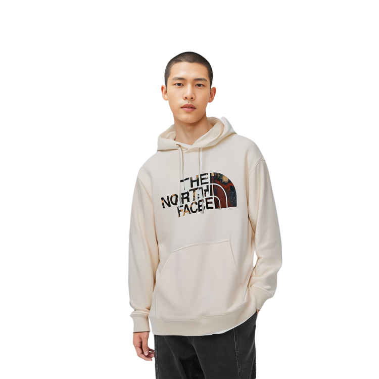 TNF Logo Print Breathable Hoodie Unisex Off-White NF0A86PV-N3N 圖 6