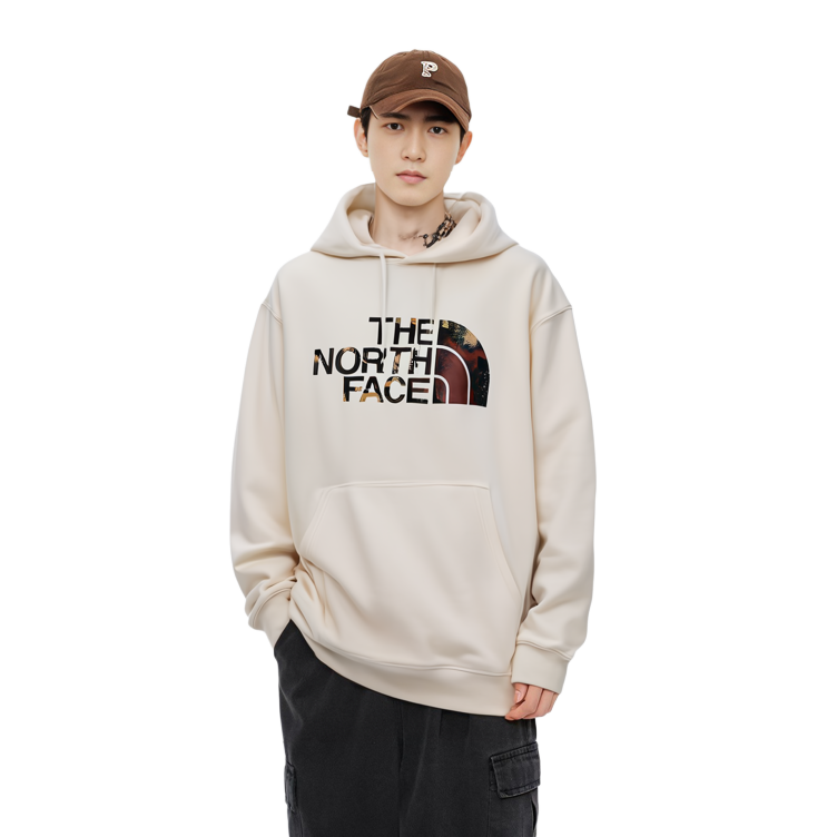 TNF Logo Print Breathable Hoodie Unisex Off-White NF0A86PV-N3N 圖 8