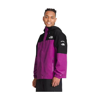 TNF Logo Print Casual Jacket Black Purple NF0A7ZZ4-LV1