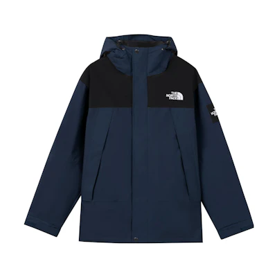 TNF Logo Print Colorblock Jacket Unisex Blue NI3BN55L
