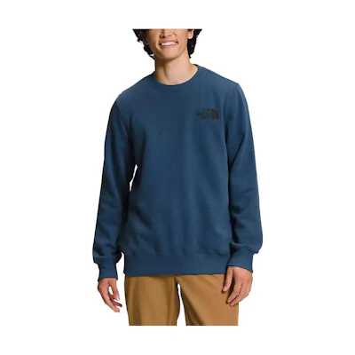 TNF Logo Print Crewneck Pullover Sweatshirt Solid Color NF0A811Q-MPF