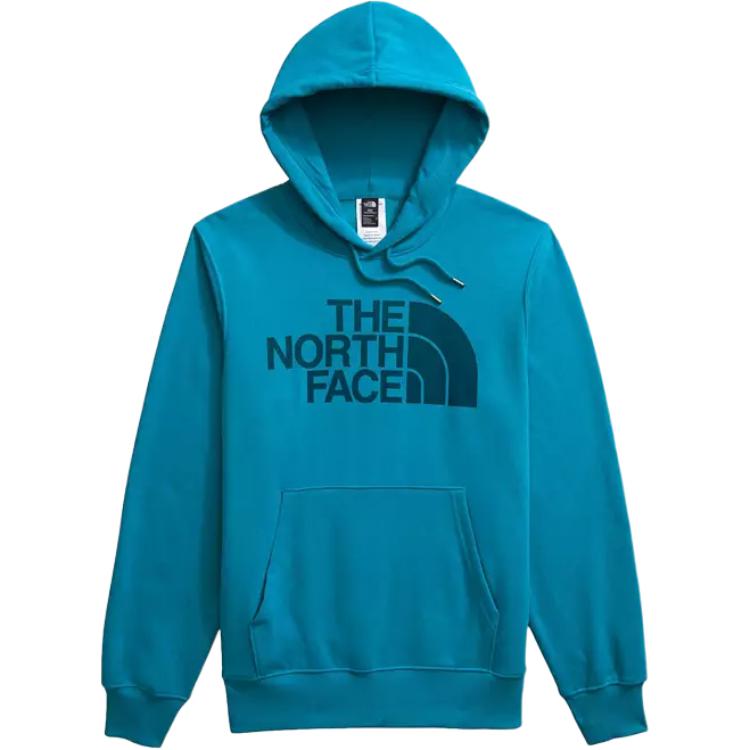 TNF Logo Print Drawstring Sweatshirt - Blue NF0A4M4B-4Y3
