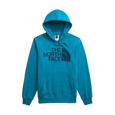 TNF Logo Print Drawstring Sweatshirt - Blue NF0A4M4B-4Y3