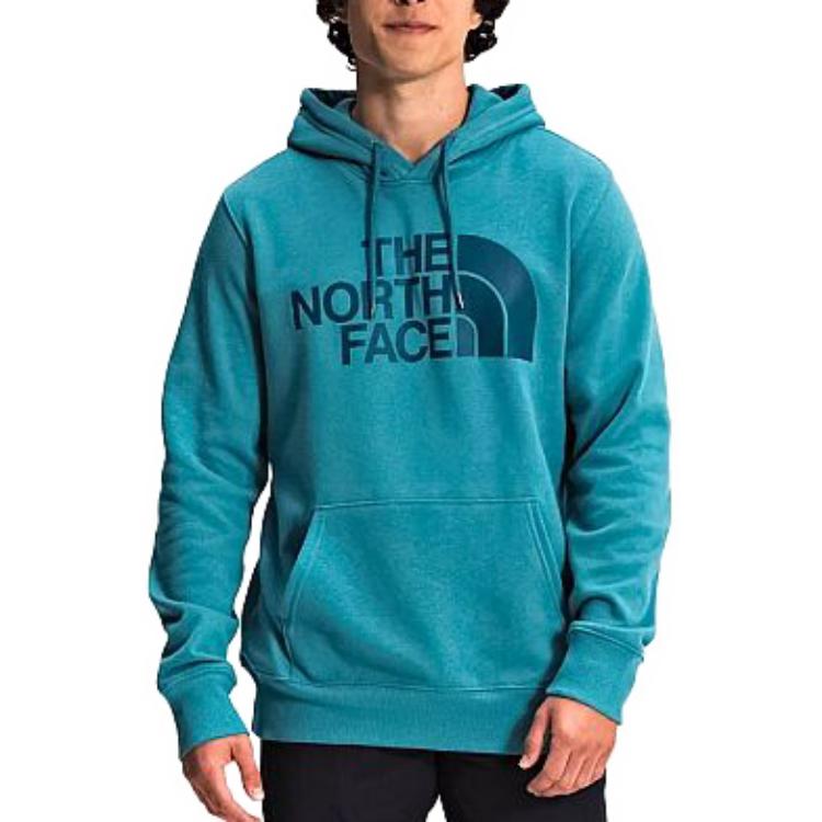 TNF Logo Print Drawstring Sweatshirt - Blue NF0A4M4B-4Y3 圖 3