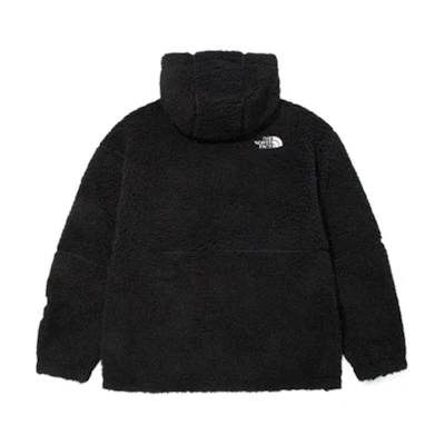 TNF Logo Print Fleece Hoodie Jacket Unisex Warm Outerwear NJ4FM53K