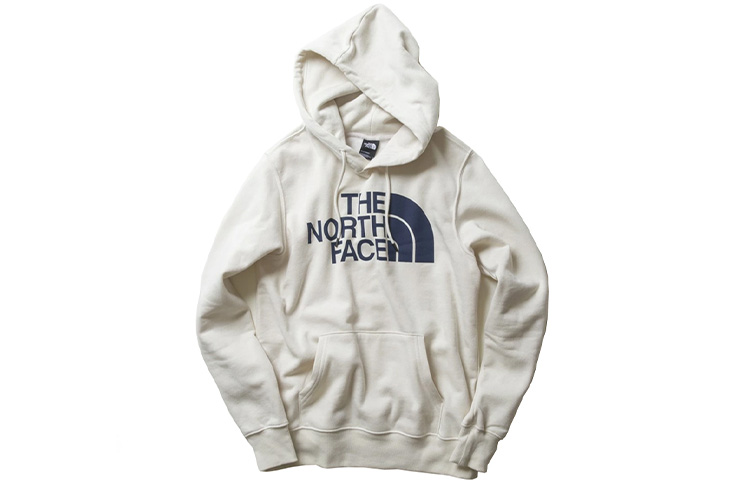 TNF Logo Print Fleece Pullover Hoodie Warm Sportswear NF0A4M4B-11P