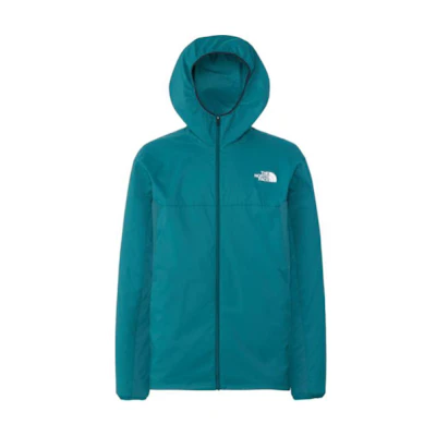 TNF Logo Print Green Hoodie Jacket for Men NP72385-BM