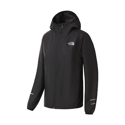 TNF Logo Print Hooded Jacket Black NF0A7SXM-JK3
