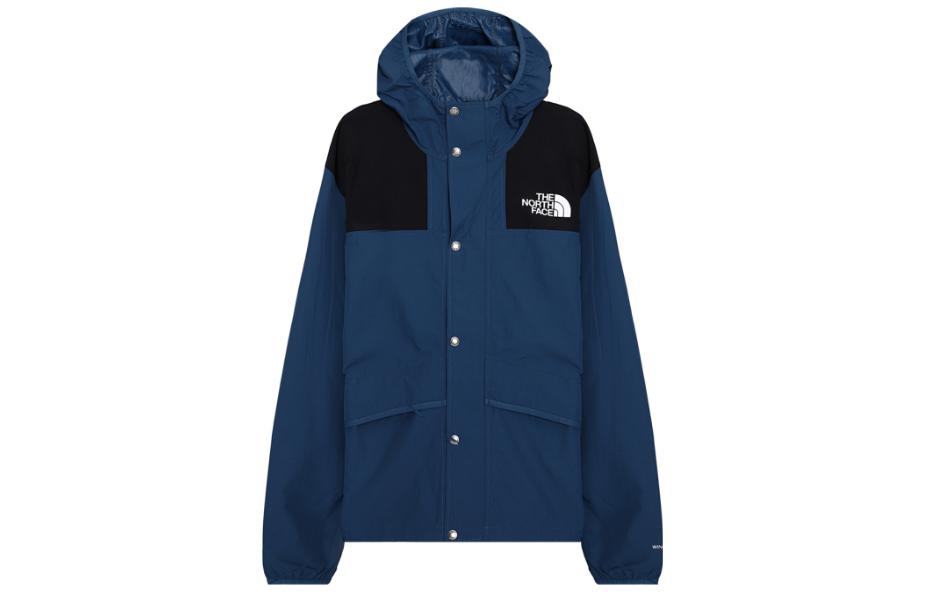 TNF Logo Print Hoodie Jacket - Deep Blue NF0A5J4E-HDC