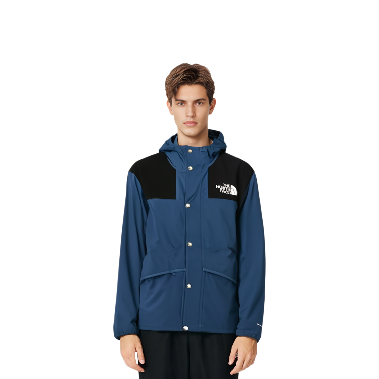 TNF Logo Print Hoodie Jacket - Deep Blue NF0A5J4E-HDC 圖 4