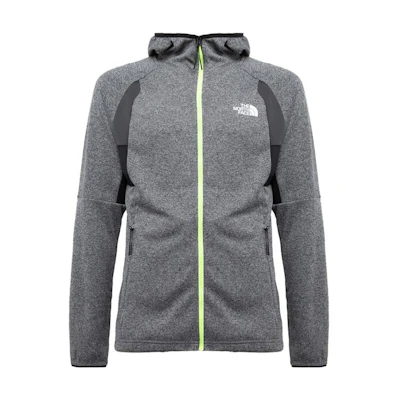 TNF Logo Print Hoodie Jacket - Gray NF0A823QIJY1