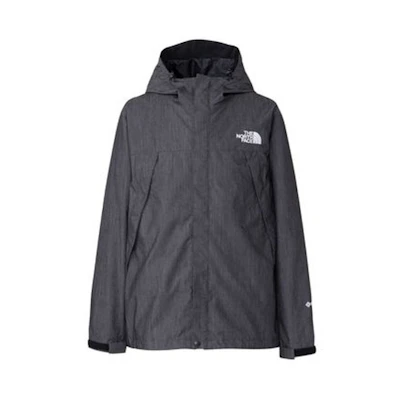 TNF Logo Print Hoodie Jacket, Unisex, Denim Gray NP62330R-BD