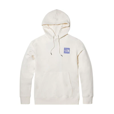 TNF Logo Print Hoodie Unisex White NFOAMS81-N3N