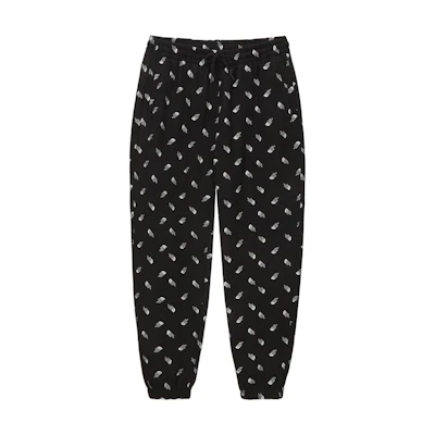 TNF Logo Print Jogger Sweatpants Black for Men NP6KN04M