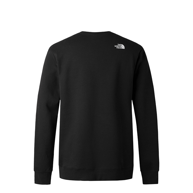 Lookbook The North Face 黑色針織Logo印花男女款衛衣 NF0A86Q0-JK3