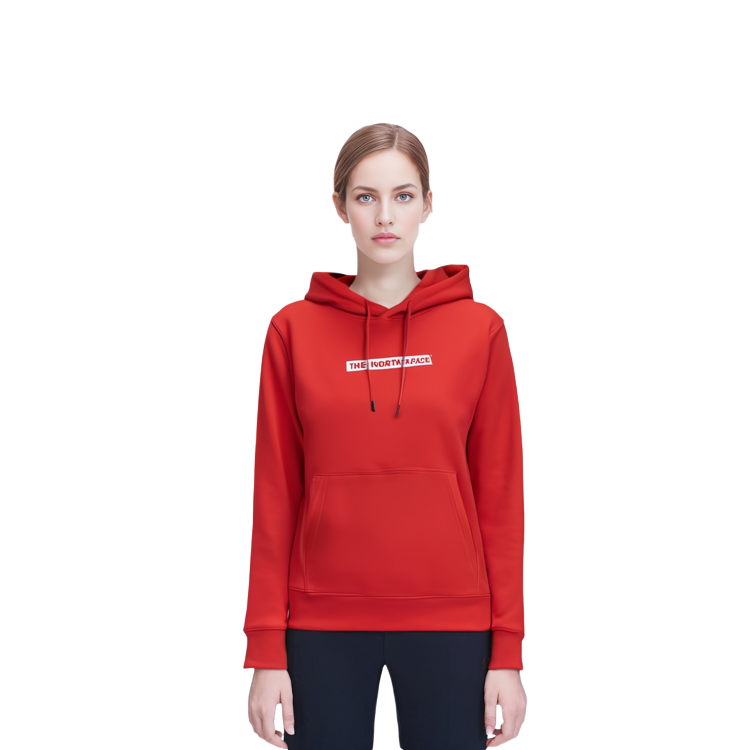TNF Logo Print Limited Edition Hooded Sweatshirt Red Unisex NF0A4UDK-15Q 圖 9