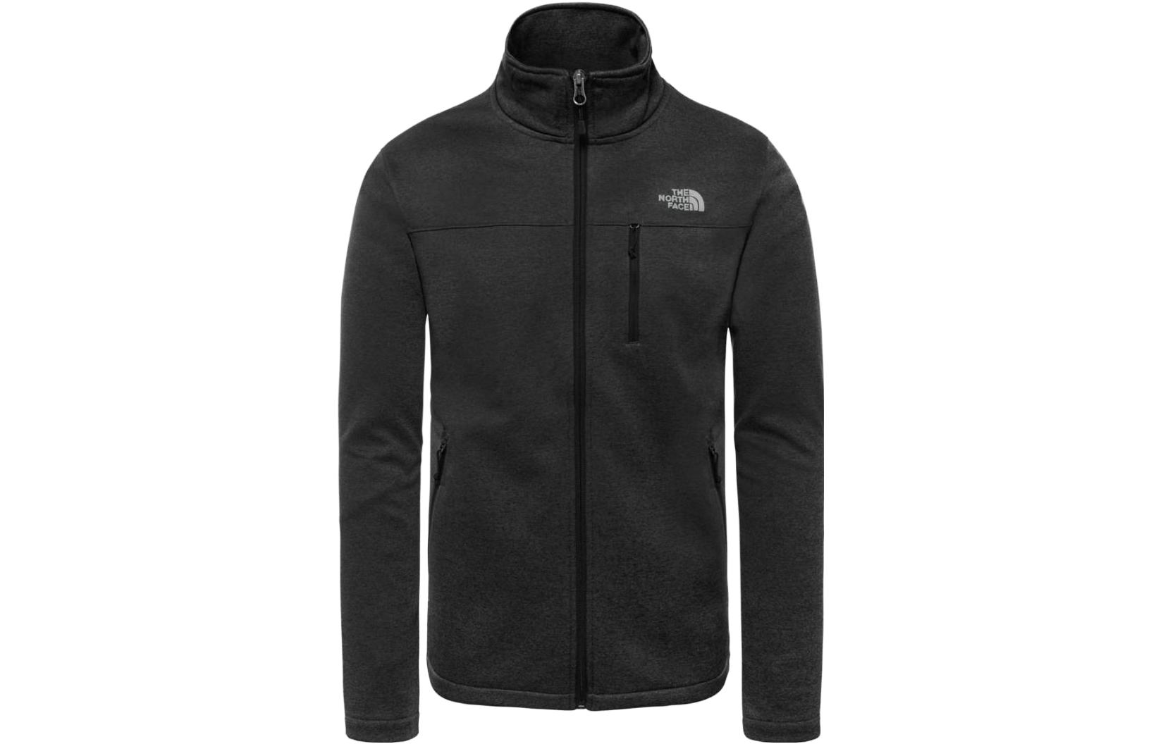 TNF Logo Print Long-Sleeve Jacket Men’s Black NF0A3BTJ-KS7