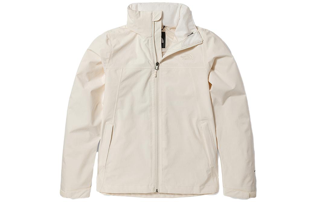 TNF Logo Print Outdoor Waterproof Windproof Jacket Beige Unisex. NF0A7WCK-N3N 圖 3